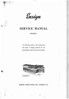 Barnet Ensign Ross Selfix manual. Camera Instructions.